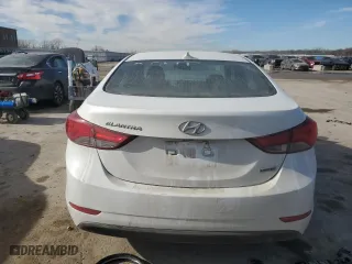 2015 Hyundai Elantra Limited with VIN 5NPDH4AE6FH579504, listed as a Copart auction lot 43042535 with 71,604 mi miles and Salvage Title. Bid and sale history available at carsss.com. Image 6.