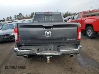 2021 Ram 1500 Big Horn with VIN 1C6SRFBT6MN727653, listed as a Copart auction lot 46327465 with 91,220 mi miles and Salvage Title. Bid and sale history available at carsss.com. Image 6.