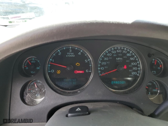 2007 Chevrolet Suburban LTZ with VIN 3GNFC16017G310508, listed as a Copart auction lot 49601835 with 234,139 mi miles and Salvage Title. Bid and sale history available at carsss.com. Image 9.