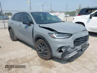 2024 Honda HR-V Sport with VIN 3CZRZ1H55RM760240, listed as a IAAI auction lot 42291574 with 30,491 mi miles and . Bid and sale history available at DreamBid. Image 1.