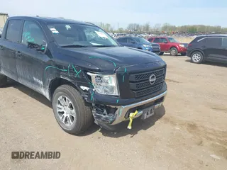 2024 Nissan Titan SV with VIN 1N6AA1EC6RN110607, listed as a IAAI auction lot 42167410 with 25,726 mi miles and . Bid and sale history available at DreamBid. Image 1.