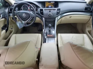 2012 Acura TSX Tech Pkg with VIN JH4CU2F65CC010274, listed as a Copart auction lot 43833645 with 124,911 mi miles and Salvage Title. Bid and sale history available at carsss.com. Image 8.