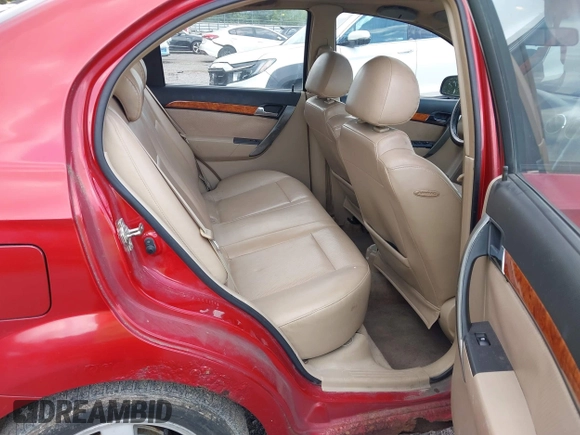 2007 Chevrolet Aveo LT with VIN KL1TG56647B158073, listed as a IAAI auction lot 42695850 with 222,134 mi miles and . Bid and sale history available at DreamBid. Image 8.