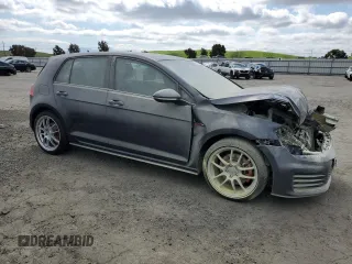 2015 Volkswagen Golf GTI Autobahn with VIN 3VW4T7AU5FM055839, listed as a Copart auction lot 50473405 with 17,851 mi miles and Salvage Title. Bid and sale history available at carsss.com. Image 4.