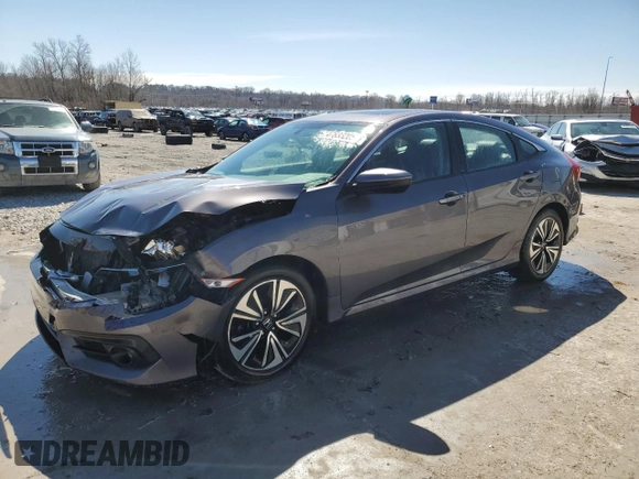 2017 Honda Civic Sedan EX-L with VIN 2HGFC1F78HH643250, listed as a Copart auction lot 47833205 with 149,489 mi miles and Salvage Title. Bid and sale history available at carsss.com. Image 1.