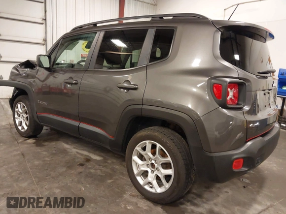 2017 Jeep Renegade Altitude with VIN ZACCJBBB8HPE95509, listed as a IAAI auction lot 42523316 with 163,040 mi miles and . Bid and sale history available at DreamBid. Image 3.