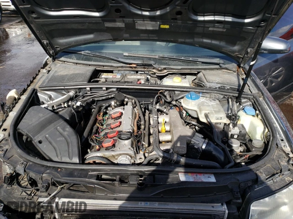 2005 Audi A4 1.8T SE with VIN WAULC68E95A106470, listed as a Copart auction lot 45320325 with 132,985 mi miles and Salvage Title. Bid and sale history available at carsss.com. Image 11.