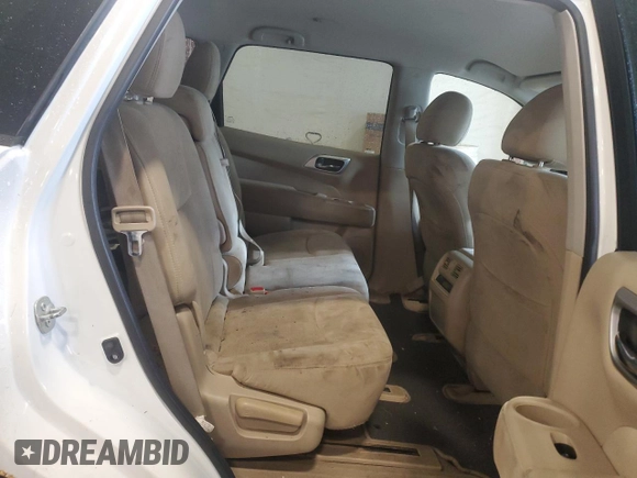 2015 Nissan Pathfinder S z VIN 5N1AR2MM8FC682891, wystawiony jako Copart lot #59509385 z przebiegiem Nie podano mil oraz Nie do naprawy • Non repairable. Historia ofert i sprzedaży dostępna na DreamBid. Obrazek 11.