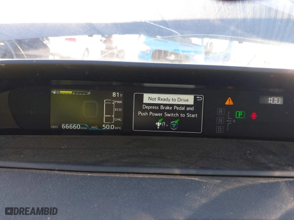 2020 Toyota Prius L Eco with VIN JTDKARFU8L3105988, listed as a IAAI auction lot 41688339 with 66,660 mi miles. Bid and sale history available at carsss.com. Image 7.