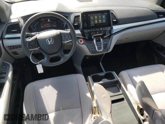 2020 Honda Odyssey EX with VIN 5FNRL6H57LB017398, listed as a Copart auction lot 64489775 with 50,588 mi miles and Salvage title. Bid and sale history available at DreamBid. Image 8.