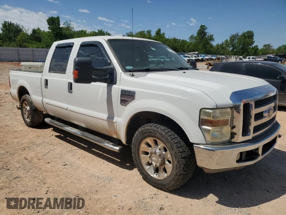 2008 Ford F-250 XL with VIN 1FTSW20R88ED18528, listed as a Copart auction lot 57080025 with 208,282 mi miles and Salvage title. Bid and sale history available at DreamBid. Image 4.