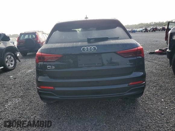 2021 Audi Q3 S line Premium with VIN WA1DECF31M1014280, listed as a Copart auction lot 51998905 with 36,471 mi miles and Salvage title. Bid and sale history available at DreamBid. Image 6.
