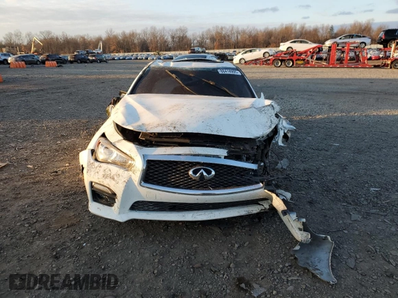 2017 Infiniti Q50 Red Sport 400 с VIN JN1FV7AR0HM871117, выставлен на аукционе Copart как лот 48345515 с пробегом Не указан миль и Списание • Salvage title. История ставок и продаж доступна на DreamBid. Изображение 5.
