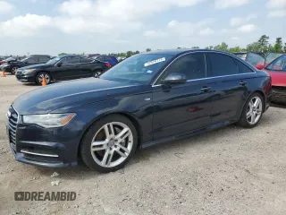 2016 Audi A6 3.0L TDI Premium Plus with VIN WAUFMAFC7GN017250, listed as a Copart auction lot 52628774 with 254,704 mi miles. Bid and sale history available at carsss.com. Image 1.