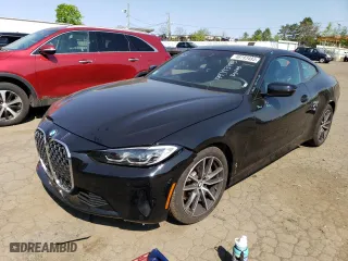 2023 BMW 4 Series 430i xDrive with VIN WBA73AP09PCL27648, listed as a Copart auction lot 49793493 with 6,717 mi miles. Bid and sale history available at carsss.com. Image 1.