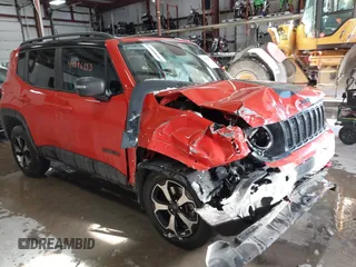 2019 Jeep Renegade Trailhawk with VIN ZACNJBC10KPK40100, listed as a IAAI auction lot 41096553 with 41,384 mi miles and . Bid and sale history available at DreamBid. Image 1.