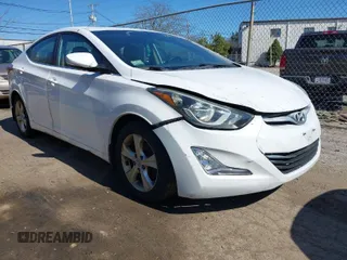 2016 Hyundai Elantra SE with VIN 5NPDH4AE0GH685643, listed as a IAAI auction lot 42058311 with 186,952 mi miles and . Bid and sale history available at DreamBid. Image 1.