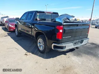 2019 Chevrolet Silverado 1500 LTZ with VIN 1GCUYGEL9KZ151472, listed as a IAAI auction lot 41651797 with 158,868 mi miles. Bid and sale history available at carsss.com. Image 3.