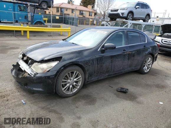 2007 Infiniti G35 Journey with VIN JNKBV61E77M716550, listed as a Copart auction lot 49495765 with 159,665 mi miles and Salvage Title. Bid and sale history available at DreamBid. Image 1.