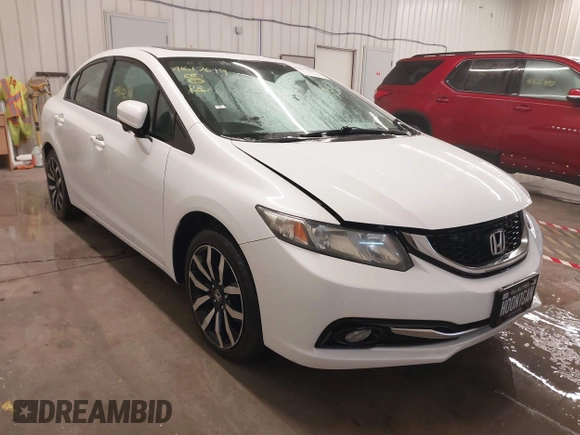 2015 Honda Civic EX-L with VIN 19XFB2F98FE040252, listed as a IAAI auction lot 41617619 with 107,667 mi miles and . Bid and sale history available at DreamBid. Image 1.