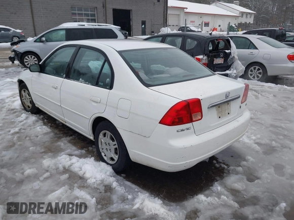 2002 Honda Civic LX with VIN 2HGES16592H517516, listed as a IAAI auction lot 41516218 with 146,957 mi miles and . Bid and sale history available at DreamBid. Image 3.