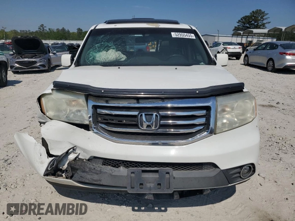 2012 Honda Pilot EX-L with VIN 5FNYF3H53CB030439, listed as a Copart auction lot 52955455 with 243,919 mi miles and Non Repairable. Bid and sale history available at DreamBid. Image 5.