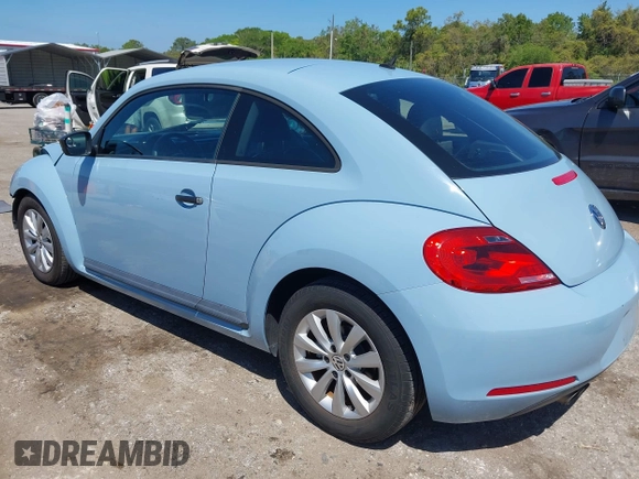 2015 Volkswagen Beetle Fleet Edition with VIN 3VWF17AT8FM644065, listed as a IAAI auction lot 42021412 with 135,525 mi miles and . Bid and sale history available at DreamBid. Image 3.