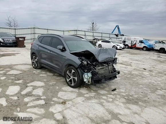 2016 Hyundai Tucson Limited with VIN KM8J33A29GU045062, listed as a Copart auction lot 48024895 with 136,746 mi miles and Salvage Title. Bid and sale history available at carsss.com. Image 12.