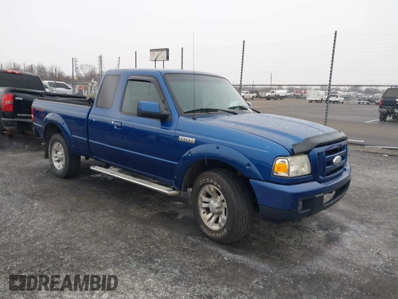 2007 Ford Ranger XL with VIN 1FTYR14U67PA43707, listed as a IAAI auction lot 41264804 with 106,501 mi miles. Bid and sale history available at carsss.com. Image 1.