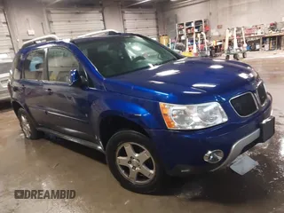 2007 Pontiac Torrent with VIN 2CKDL73F276054024, listed as a IAAI auction lot 41357236 with 172,718 mi miles. Bid and sale history available at carsss.com. Image 1.