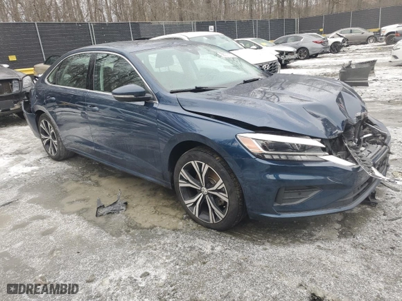 2020 Volkswagen Passat 2.0T SEL with VIN 1VWCA7A36LC012830, listed as a Copart auction lot 88077115 with 98,988 mi miles and Salvage Title. Bid and sale history available at carsss.com. Image 4.