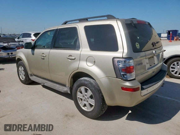 2010 Mercury Mariner with VIN 4M2CN8BG0AKJ09078, listed as a Copart auction lot 52863705 with 98,350 mi miles and Salvage title. Bid and sale history available at DreamBid. Image 2.