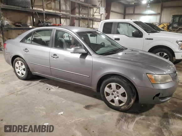 2007 Hyundai Sonata GLS with VIN 5NPET46C47H232135, listed as a Copart auction lot 47107885 with 146,779 mi miles and Salvage Title. Bid and sale history available at DreamBid. Image 4.