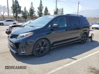 2020 Toyota Sienna SE with VIN 5TDXZ3DCXLS024270, listed as a Copart auction lot 56225245 with 84,891 mi miles and Salvage title. Bid and sale history available at DreamBid. Image 1.