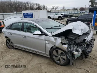 2016 Hyundai Sonata Hybrid Limited with VIN KMHE34L18GA017041, listed as a Copart auction lot 47488955 with 119,415 mi miles and Salvage Title. Bid and sale history available at carsss.com. Image 4.