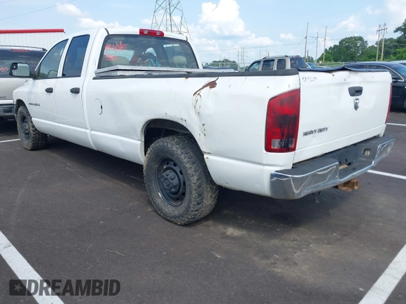2005 Dodge 2500 SLT z VIN 3D7KR28C55G740676, wystawiony jako IAAI lot #42430112 z przebiegiem Nie podano mil oraz . Historia ofert i sprzedaży dostępna na DreamBid. Obrazek 3.