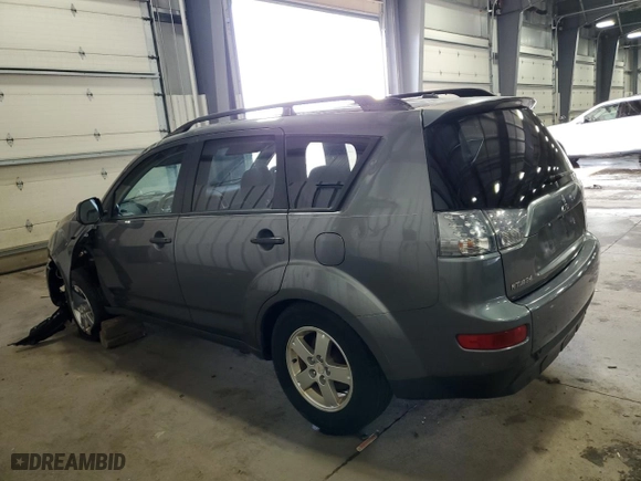 2007 Mitsubishi Outlander LS with VIN JA4MT31X47U012820, listed as a Copart auction lot 47498875 with 122,508 mi miles and Salvage Title. Bid and sale history available at carsss.com. Image 2.