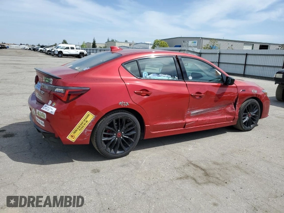 2020 Acura ILX Premium with VIN 19UDE2F8XLA002530, listed as a Copart auction lot 53042955 with 49,067 mi miles and Salvage title. Bid and sale history available at DreamBid. Image 3.