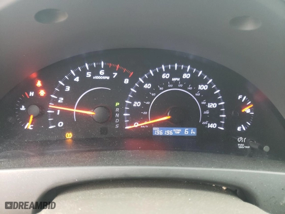 2010 Toyota Camry with VIN 4T1BF3EK3AU052442, listed as a Copart auction lot 50200725 with 196,196 mi miles and Salvage Title. Bid and sale history available at carsss.com. Image 9.