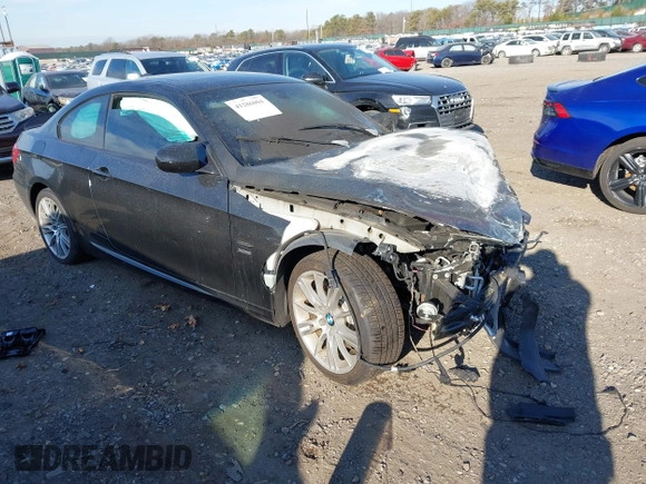 2011 BMW 3 Series 335i xDrive with VIN WBAKF9C54BE620307, listed as a IAAI auction lot 41286004 with 98,532 mi miles. Bid and sale history available at carsss.com. Image 1.