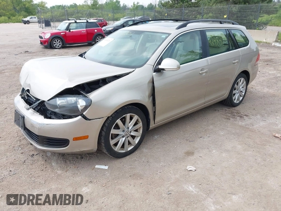 2013 Volkswagen Jetta TDI w/Sunroof & Nav with VIN 3VWPL7AJ1DM666998, listed as a IAAI auction lot 42483201 with 137,861 mi miles and . Bid and sale history available at DreamBid. Image 2.