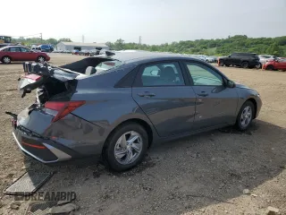 2024 Hyundai Elantra SE with VIN KMHLL4DG4RU784378, listed as a Copart auction lot 60990345 with 9,020 mi miles and Salvage title. Bid and sale history available at DreamBid. Image 3.