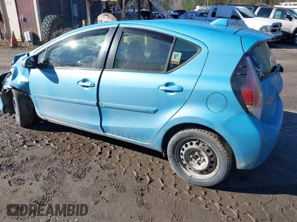2015 Toyota Prius One with VIN JTDKDTB37F1104297, listed as a IAAI auction lot 41824438 with 117,562 mi miles and . Bid and sale history available at carsss.com. Image 3.