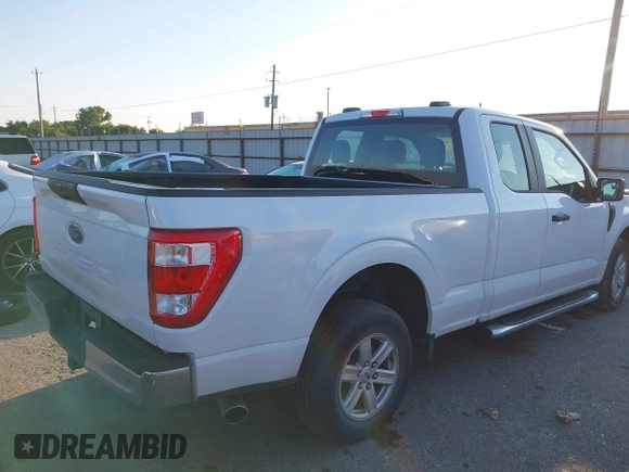 2022 Ford F-150 XL with VIN 1FTEX1C50NFB22148, listed as a IAAI auction lot 42236734 with 40,173 mi miles and . Bid and sale history available at DreamBid. Image 4.