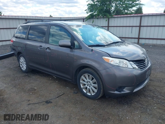 2012 Toyota Sienna LE with VIN 5TDJK3DC3CS037713, listed as a IAAI auction lot 42703815 with 208,000 mi miles and . Bid and sale history available at DreamBid. Image 1.