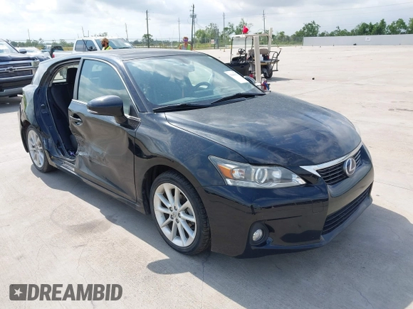 2011 Lexus CT 200h with VIN JTHKD5BH7B2004369, listed as a IAAI auction lot 42163533 with 84,718 mi miles and . Bid and sale history available at DreamBid. Image 1.