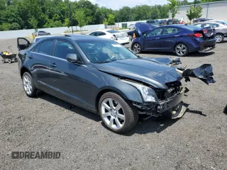 2014 Cadillac ATS Standard RWD with VIN 1G6AA5RA5E0111325, listed as a Copart auction lot 62237945 with 55,205 mi miles and Salvage title. Bid and sale history available at DreamBid. Image 4.