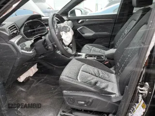 2023 Audi Q3 S line Premium with VIN WA1DECF33P1090295, listed as a Copart auction lot 45247155 with Not provided miles and Salvage title. Bid and sale history available at DreamBid. Image 7.