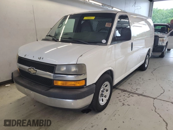 2013 Chevrolet Express Cargo with VIN 1GCSGAFX5D1110945, listed as a IAAI auction lot 42635460 with 239,048 mi miles and . Bid and sale history available at DreamBid. Image 13.
