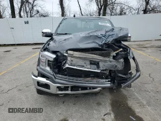 2020 Ford F-150 XL with VIN 1FTEW1E45LKD09638, listed as a Copart auction lot 43833895 with 153,048 mi miles and Salvage Title. Bid and sale history available at carsss.com. Image 5.